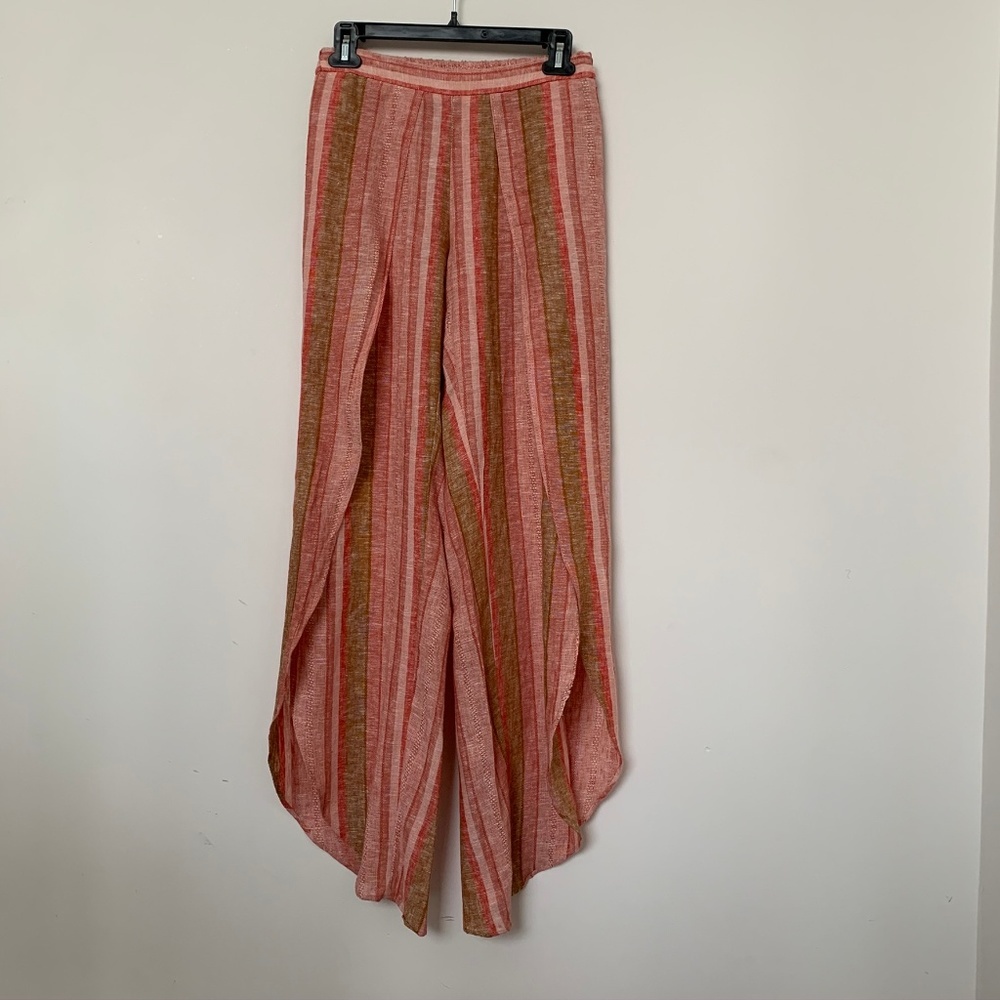 Drew Revolve Whitney Linen Pant SZ XS Pinks Women